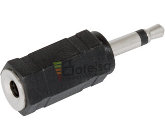 Adaptador jack 3.5mm macho mono a hembra estreo