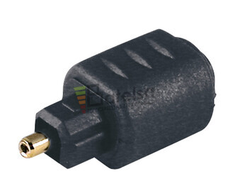 Adaptador Toslink hembra a Toslink macho