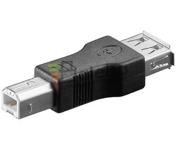 Adaptador USB-A hembra a USB-B macho