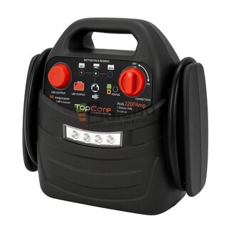 Arrancador Vehculos 12 Voltios 1.000-2.200 Amperios Topcore-SB