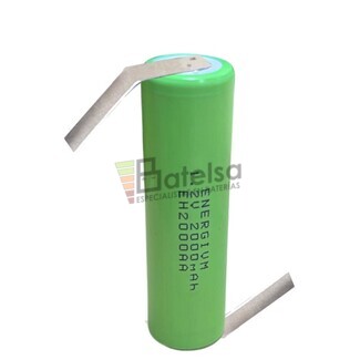 Batera 1,2 Voltios 2.000 mAh lengetas en Z EH2000AA