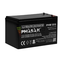 Batera 12 Voltios 12 Amperios Phasak PHB-1212