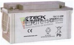 Batera 12 Voltios 128 Amperios Teck TBC12-130