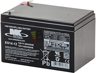 Bateria 12 Voltios 14 Amperios MK ES14-12