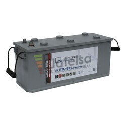 Batera 12 Voltios 165 Amperios 1.200 ciclos placa Tubular 12TTB-165 Qbatteries
