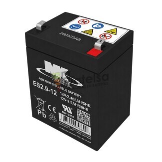 Bateria 12 Voltios 2.9 Amperios MK ES2.9-12