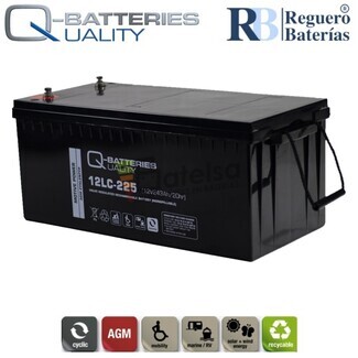 Batera 12 Voltios 243 Amperios 12LC-225 Alta Potencia