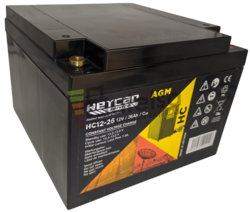 Batera 12 Voltios 26 Amperios HA12-26C Heycar