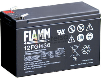 Batera 12 Voltios 9 Amperios FIAMM 12FGH36