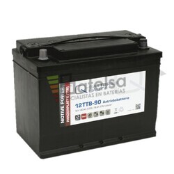 Batera 12 Voltios 90 Amperios 1.200 ciclos placa Tubular 12TTB-90 Qbatteries