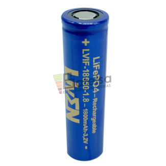 Batera 18650 LiFePO4 3.2V 1.800mAh