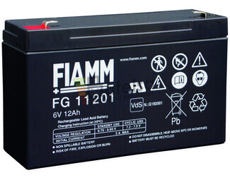 Batera 6 Voltios 12 Amperios FIAMM FG11202