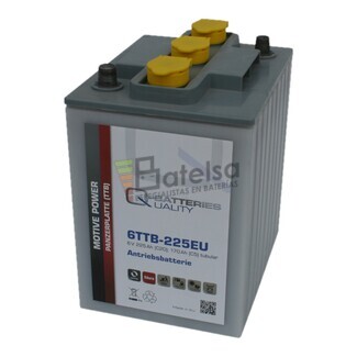 Batera 6 Voltios 225 Amperios 1.200 ciclos placa Tubular 6TTB-225EU Qbatteries
