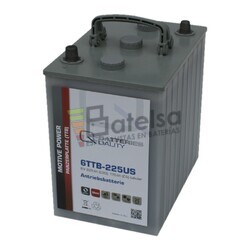 Batera 6 Voltios 225 Amperios 1.200 ciclos placa Tubular 6TTB-225US Qbatteries