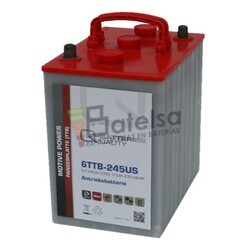 Batera 6 Voltios 245 Amperios 1.200 ciclos placa Tubular 6TTB-245US Qbatteries