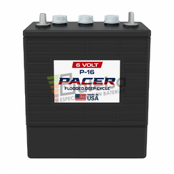 Batera 6 Voltios 370 Amperios Trojan Pacer L16 P-16 Ciclo Profundo