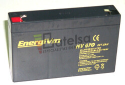 Batera 6 Voltios 7 Amperios Energivm MV670