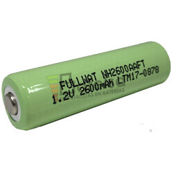 Batería AA recargable con Teton 1.2 Voltios 2,6 Amperios Ni-Mh