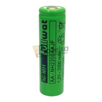 Batera AA recargable sin Lengetas 1.2 Voltios 2.200 mAh