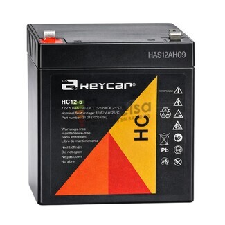 Bateria Agm 12 Voltios 5 Amperios HEYCAR HC12-5