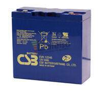 Batera AGM CSB 12 voltios 24 amperios EVH12240