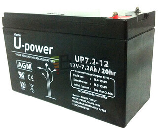Batera Alarma 12 Voltios 7,2 Amperios UP7.2-12
