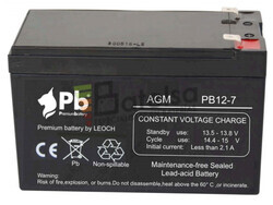 Batera alto rendimiento AGM 12 Voltios 7 Amperios Premium Battery