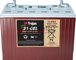 Batera apilador 12 Voltios 108 Amperios Trojan 31-GEL