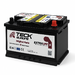 Batera arranque 12 Voltios 74 Amperios 670 EN Teck Europe TEX7400 + Derecha