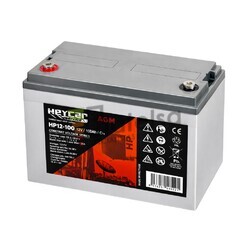 Bater�a auxiliar para embarcaci�n AGM 12 Voltios 100 Amperios Heycar HP12-100