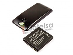 Batera B600BE de larga duracin para Samsung Galaxy S4 con NFC color negro con carcasa trasera