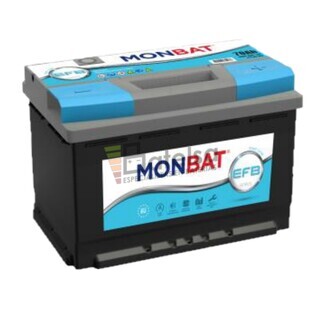 Batera Coche 12 Voltios 60 Amperios MONBAT Start-Stop EFB J 60Ah