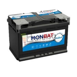 Batera Coche 12 Voltios 95 Amperios MONBAT Start-Stop AGM 95Ah