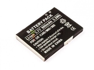 Bateria CX65, M65, S65, para telefonos SIEMENS, Li-ion, 3,7V, 900mAh, 3,3Wh