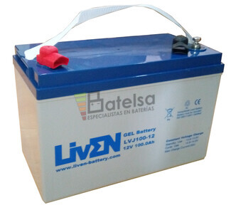 Batera GEL 12 Voltios 100 Amperios LIVEN LVJ100-12