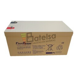Batera de Gel 12 Voltios 300 Amperios LFP12300D First Power