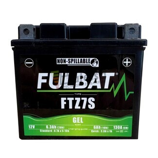 Batera de Gel moto FTZ7S 12 Voltios 6,3A Arranque 130A