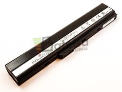 Batera de larga duracin para Asus A41-K52, A31-K52, A42-K52, A32-K52, A52JR-X1, K42F, A52SERIES, K52JK, K52JC