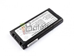 Batera de larga duracin para Panasonic Toughbook-51, ToughBook-52, CF-29, CF-29A, CF-29DC1AXS, CF-51, CF-52, CF-52CCABXBM, CF-52EW1AAS