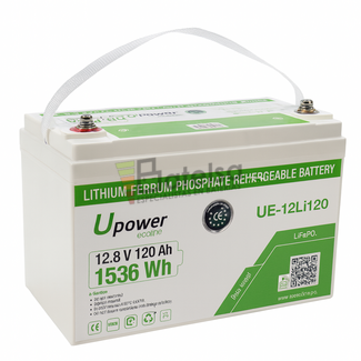 Bateria de litio 12,8 V 120 Ah UPower UE-12Li120