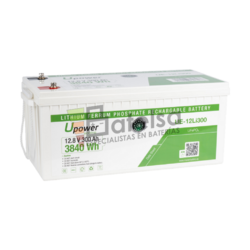 Bateria de litio 12,8 V 300 Ah UPower UE-12Li300