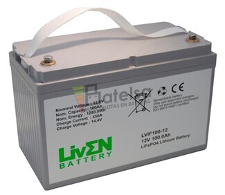 Batera de Litio 12 Voltios 100 Amperios LVF100-12