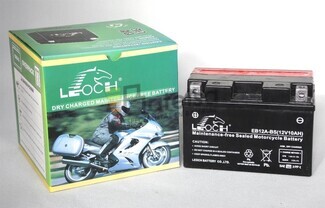 Batera de Moto 12 Voltios 10 amperios EB12A-BS,YTZ12-BS