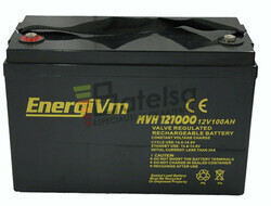 Batera de Plomo 12 Voltios 100 Amperios ENERGIVM MVH121000