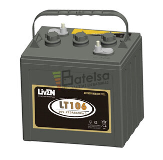 Batera 6 voltios 225 Amperios Traccin LT106 Liven Battery