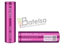 Batera Efest IMR 18650 3000 mA