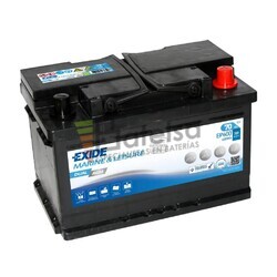 Batera embarcacin arranque y servicio 12V 70Ah Exide Dual EP600