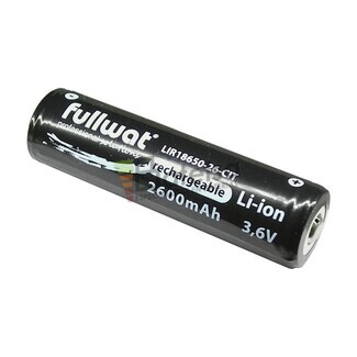 Batera Fullwat LIR18650-26-CIT Li-Ion 2.600 mah C-Circuito de Proteccin