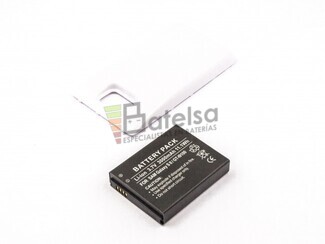 Bateria, Galaxy S II, GT-I9100, Li-ion, 3,7V, 3000mAh, 11,1Wh, con taoa color blanca