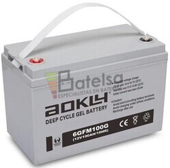 Batera Gel 12 Voltios 100 Amperios Aokly 6GFM100G